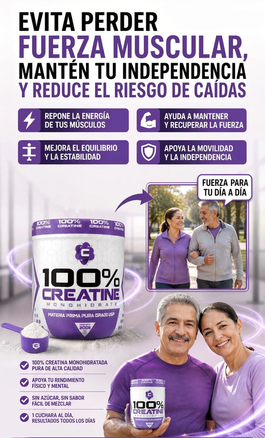 Creatina Fuerza Diaria 50+